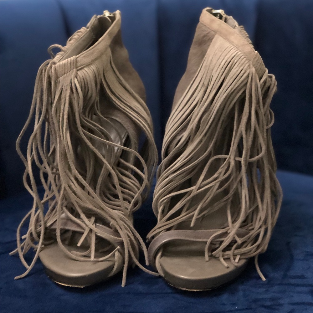 Alexander Wang fringe sandals